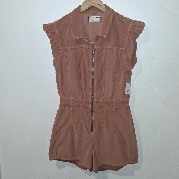 NWT WE THE FREE My Type Corduroy Romper - Picture 3 of 7